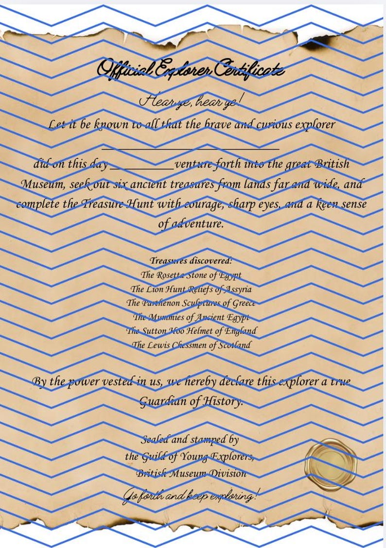 British Museum Scavenger Hunt Printable, Kids Activity Ages 5-10, London Family Trip (Digital Download) image 12