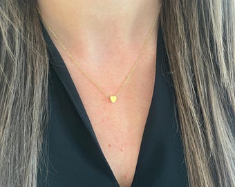 Heart Necklace for Women – Stainless Steel Jewelry 18k Gold Plated – Gold, Silver, Rose Gold – Gift – Minimalist Necklace – Christmas