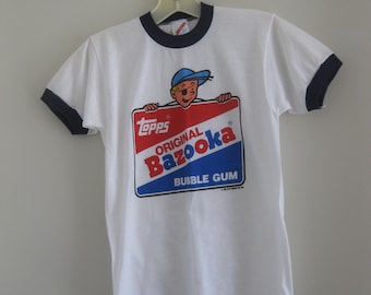 A 1986 Never Worn Topps Chewing Gun Childs Tee Shirt