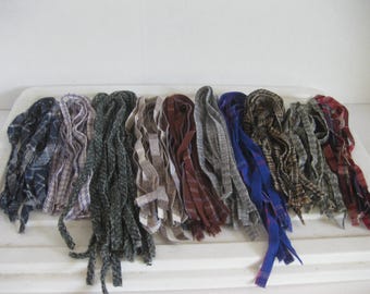 Rug Hooking Strips Of Wool