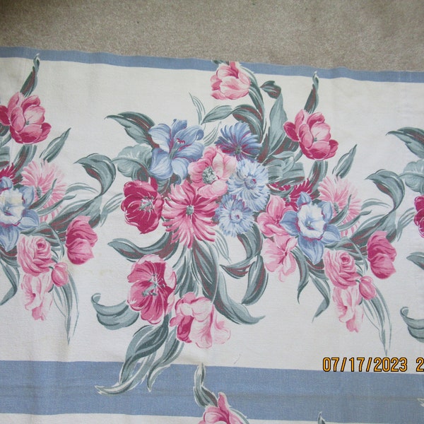 Vintage Bark Cloth Fabric