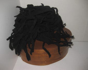 Recycled 1/4 inch Wide Rug Hooking Strips 14 Inches Long