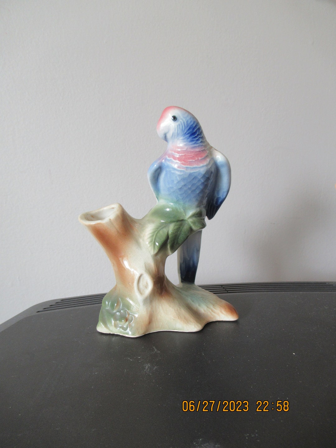 Vintage Royal Copely Bird Bud Vase Etsy
