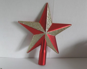 Vintage Plastic Christmas Tree Topper