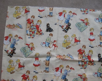 1999 Dick And Jane Cotton Fabric For Sewing