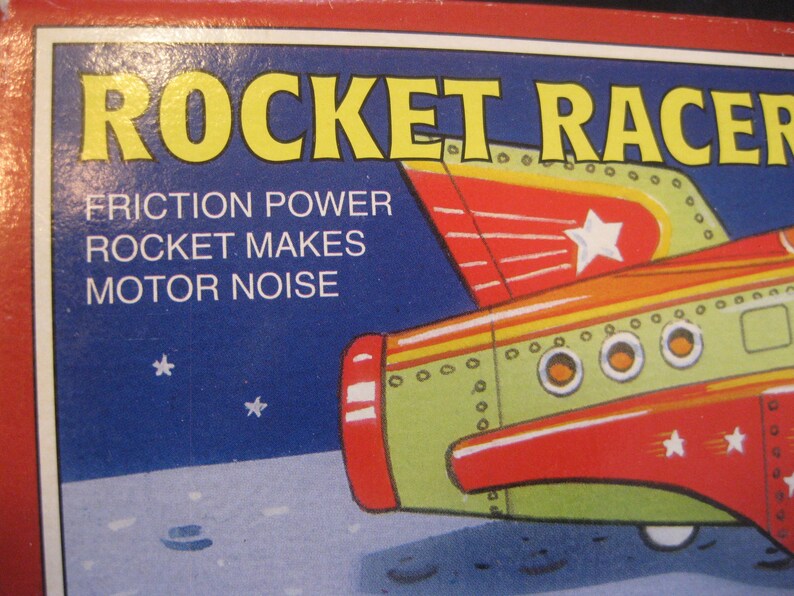 Rocket Racer Book Schylling Metal Rocket Racer Car - Etsy