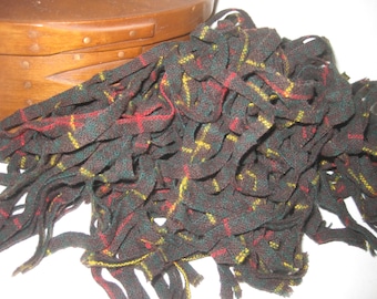 Rug Making Upcycled Wool Hooking Strips