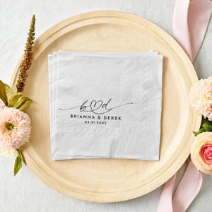 Tovaglioli monogrammati personalizzati, tovaglioli da cocktail con nome di matrimonio, tovaglioli speciali, tovaglioli per feste di compleanno, addio al nubilato, proposta di matrimonio, amicizia