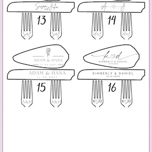 Personalized Cake Cutting Serving, Engraved Knife Server Forks, Wedding Cake Set, Cake Cutting Set, Cake Server Set, Bridal Gift image 6