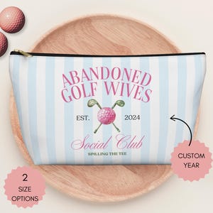 Custom Golf Accessory Bag, Ladies Golf Bag Accessory, Preppy Golf Bag, Abandoned Golf Wives, Coquette Golf Accessories, Golf Gift for Her