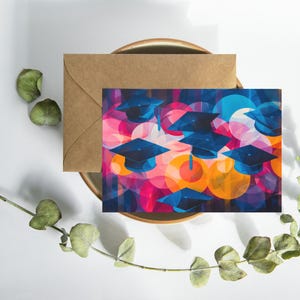 Congrats Graduate Card: Modern Celebration Design (Digital Download)