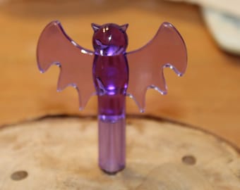 Led Bat Tree Topper Ceramic Tree Bulbs - Bat Topper - Purple - Etsy