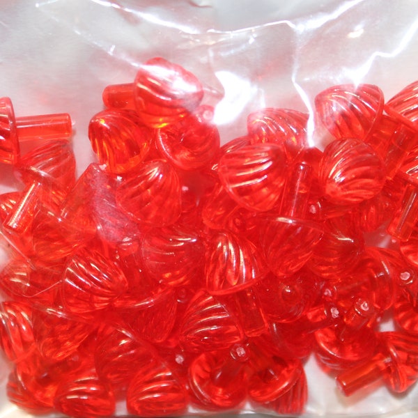 Ceramic Tree Bulbs  RED  (30)   Swirl Bulbs replacement bulbs for vintage trees