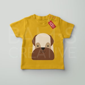 Cute Dog Kids T-Shirt Design | Digital Download | PDF | Make Your Own Outfit