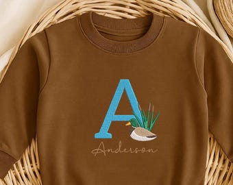 Personalized Baby Romper: Embroidered Name and Initial, Custom Cotton Bodysuit