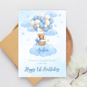Carte d'anniversaire céleste personnalisée | bébé ange | d'anniversaire de bébé mort-né | Carte d'anniversaire de décès d'un nourrisson | Carte d'anniversaire numérique