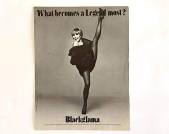 Shirley Maclain “Blackglama ‘What Becomes a Legend Most?’" Original 1977 Magazine Ad – Architectural Digest