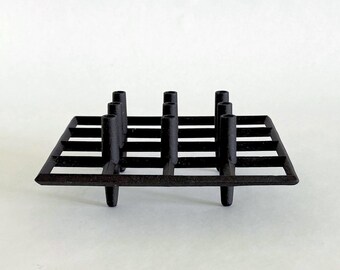 Dansk Grid Cast Iron Candle Holder by Jens Quistgaard –  9 Light "Grid"