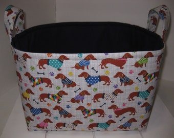OOAK by Saratoga  Wind Large Diaper Caddy Arts and Crafts organizer 