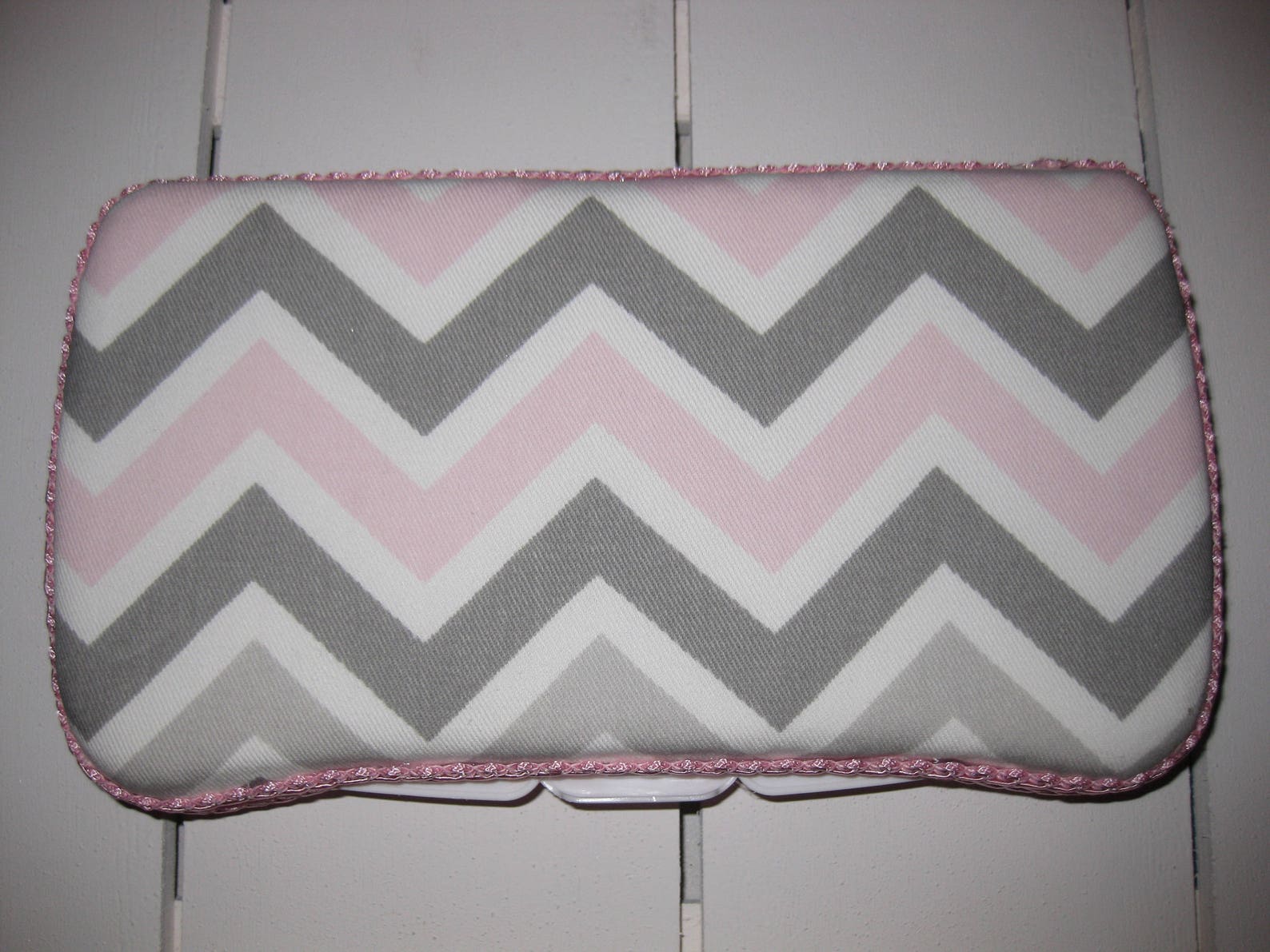 Personalized Travel Baby Wipe Case Premier Prints Pink Grey Etsy