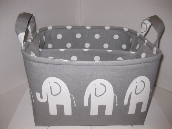 elephant diaper caddy