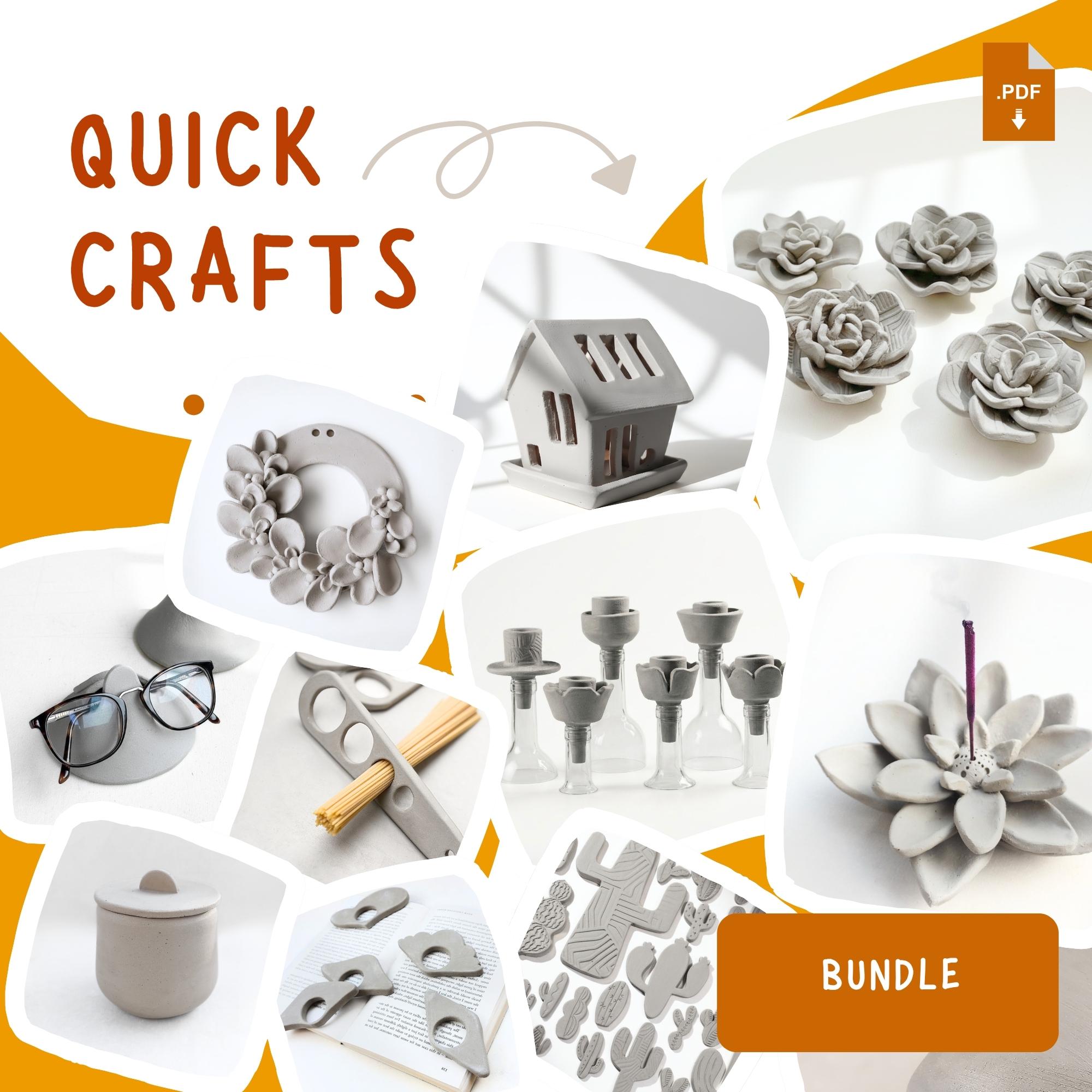 Quick Adult Craft Kit - Digital Pottery Templates