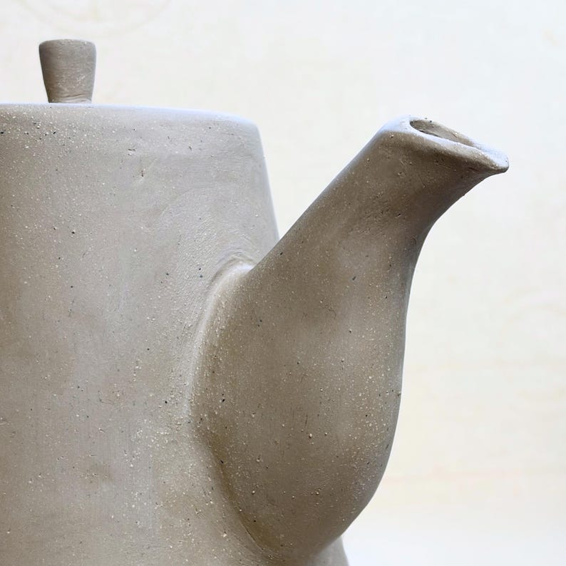 Teapot Pottery Template DIY Slab Guide for Handbuilt Pottery