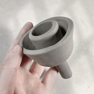 Flared Candle Holder Template – Printable Slab Pottery Pattern – Bottle Candle Holder PDF – Clay Template A4 & US Letter