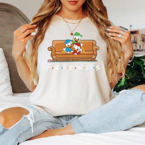 Huey Dewey Louie, Friends TV Show Parody, Disney Ducks Shirt, Friendship Gift Tee, Cartoon Characters, Hobby For Disney Fans, Nostalgic 90S