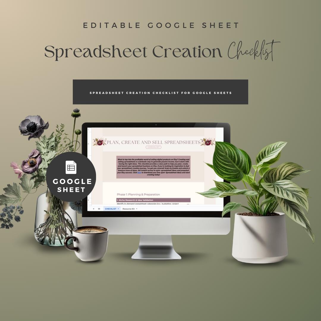 Spreadsheet Creation Checklist for Google Sheets | Step-by-step Guide ...