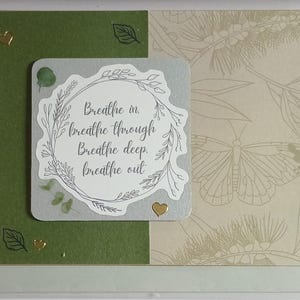 Handmade Taylor Swift card | Labyrinth | Midnights | breathe in, breathe through | swifty, bff, best friend, miss you, breakup