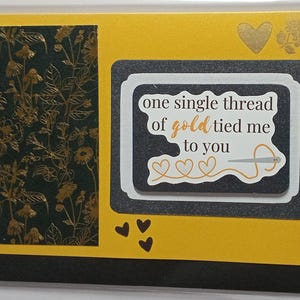 Handmade Taylor Swift card | the 1 | folklore | romance, sweetheart, valentines, swift, bff, best friend, engagement, love