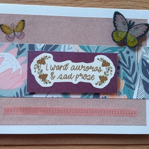 Handmade Taylor Swift card | the lakes | folklore | auroras and sad prose, swift, bff, friendship, miss you