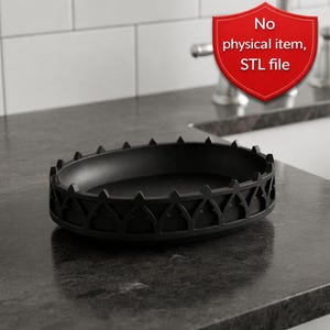 Decoración gótica para baño / Decoración gótica para el hogar, archivos de impresión 3D / Accesorios de baño, jabonera