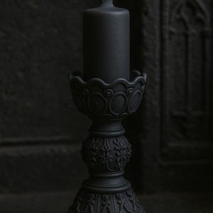 Gothic Kerzenhalter 3D Gedruckt | Dunkel Wohnkultur | Digitale Datei