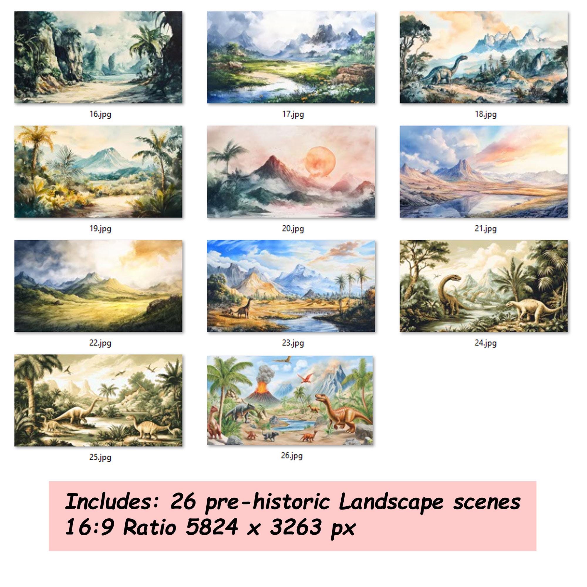 Watercolor Realistic Dinosaur Clipart, Cute Dinosaurs Nursery Art, High ...