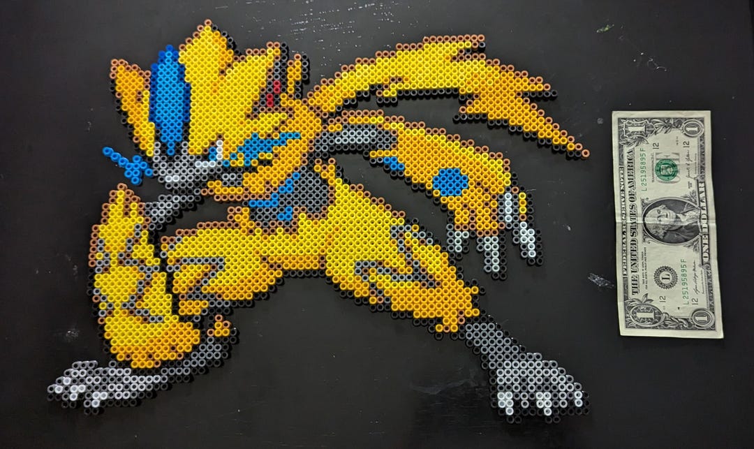 Zeraora Pokemon Perler Bead - Etsy