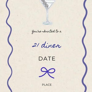 Template 21 dinner