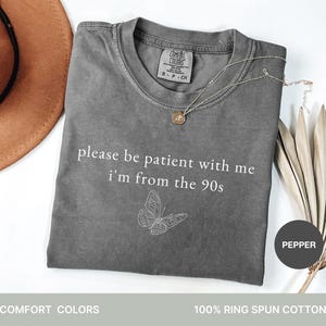 Funny Gen X T-Shirt: Comfort Colors Vintage 90s Throwback Tee