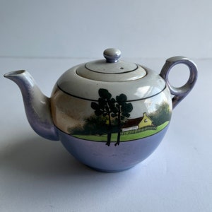 Vintage Bird and Tree Teapot - Retro Decor Gift for Mom