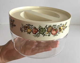 vintage pyrex container, vintage storage container, vintage pyrex, pyrex storage, vintage kitchen, vintage food container, 70s pyrex, gift