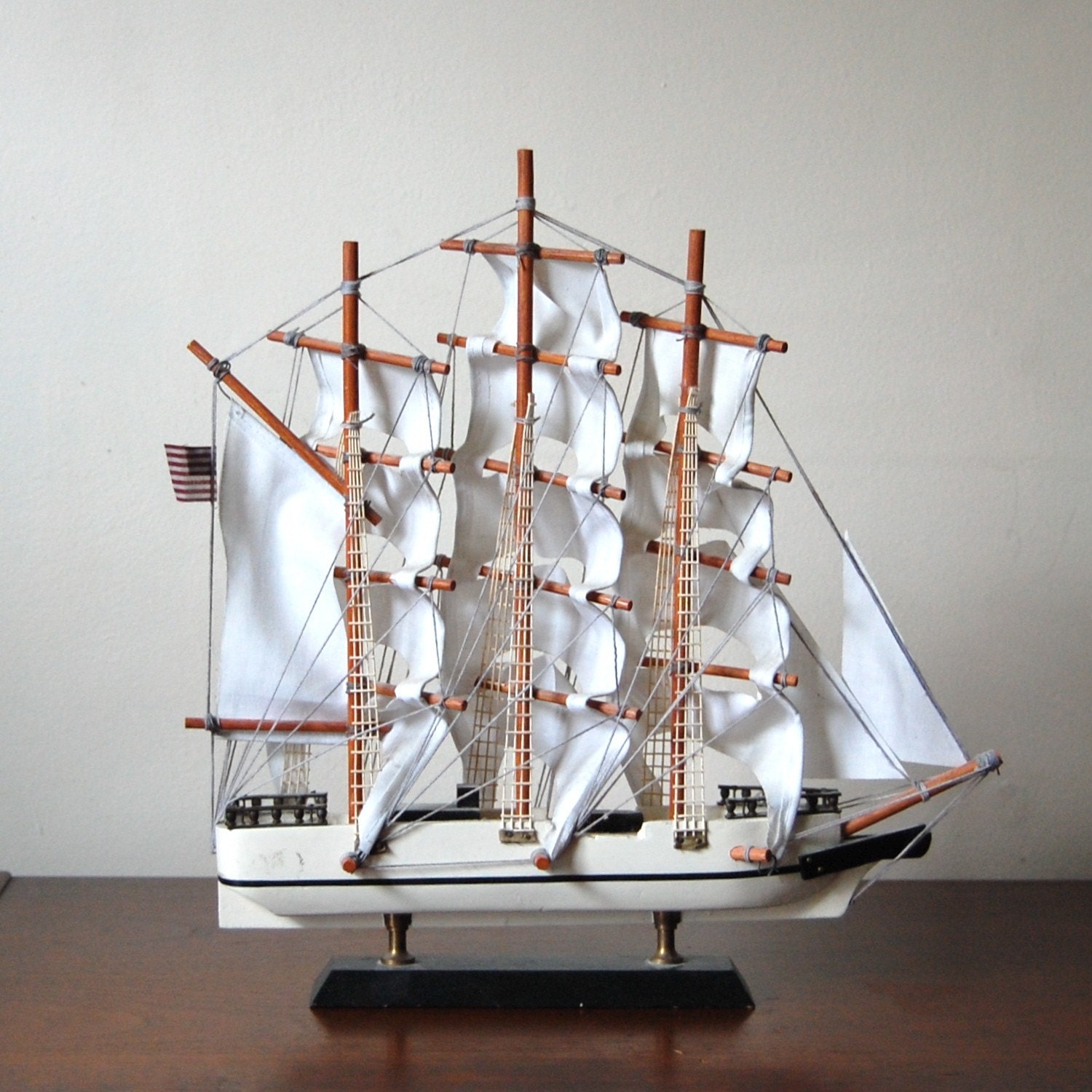 Spring sale CLIPPER 1846 Wooden Whaling Ship Model with Etsy