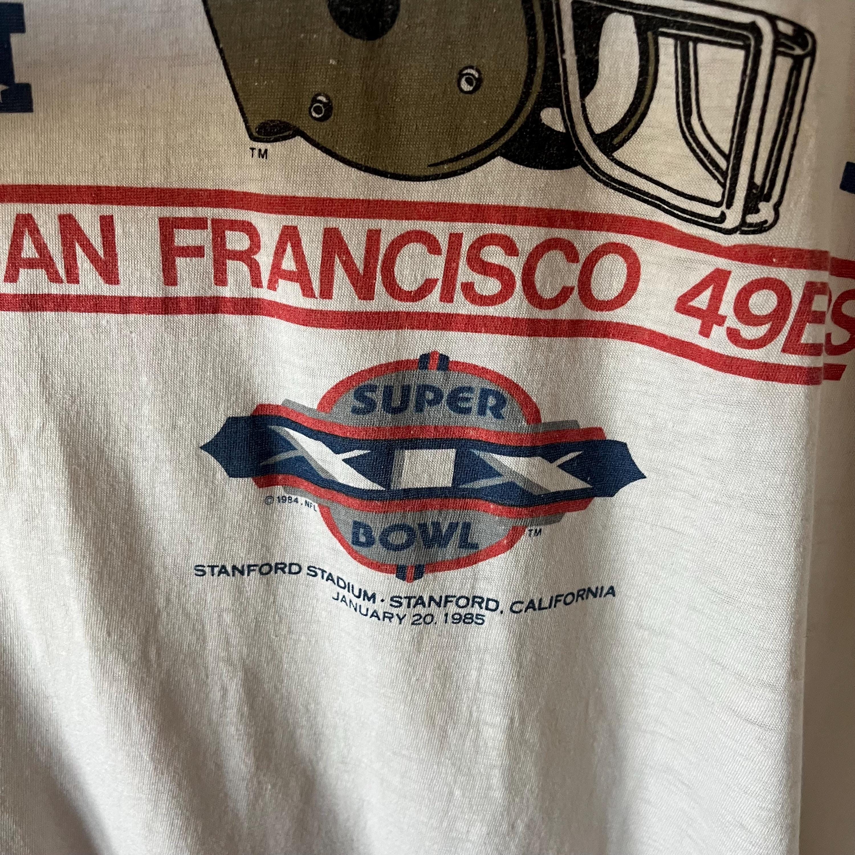 Vintage 1984 NFC Champions San Francisco 49ers Ringer T