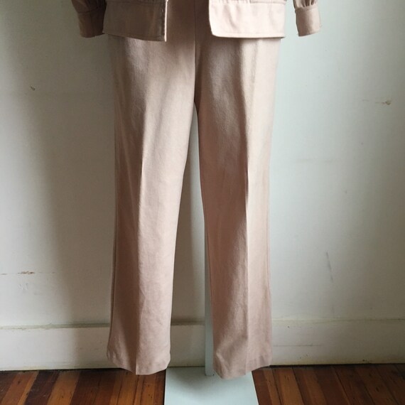 Vintage Peach Tan 2-Piece Set, 80s Blazer & Casua… - image 8