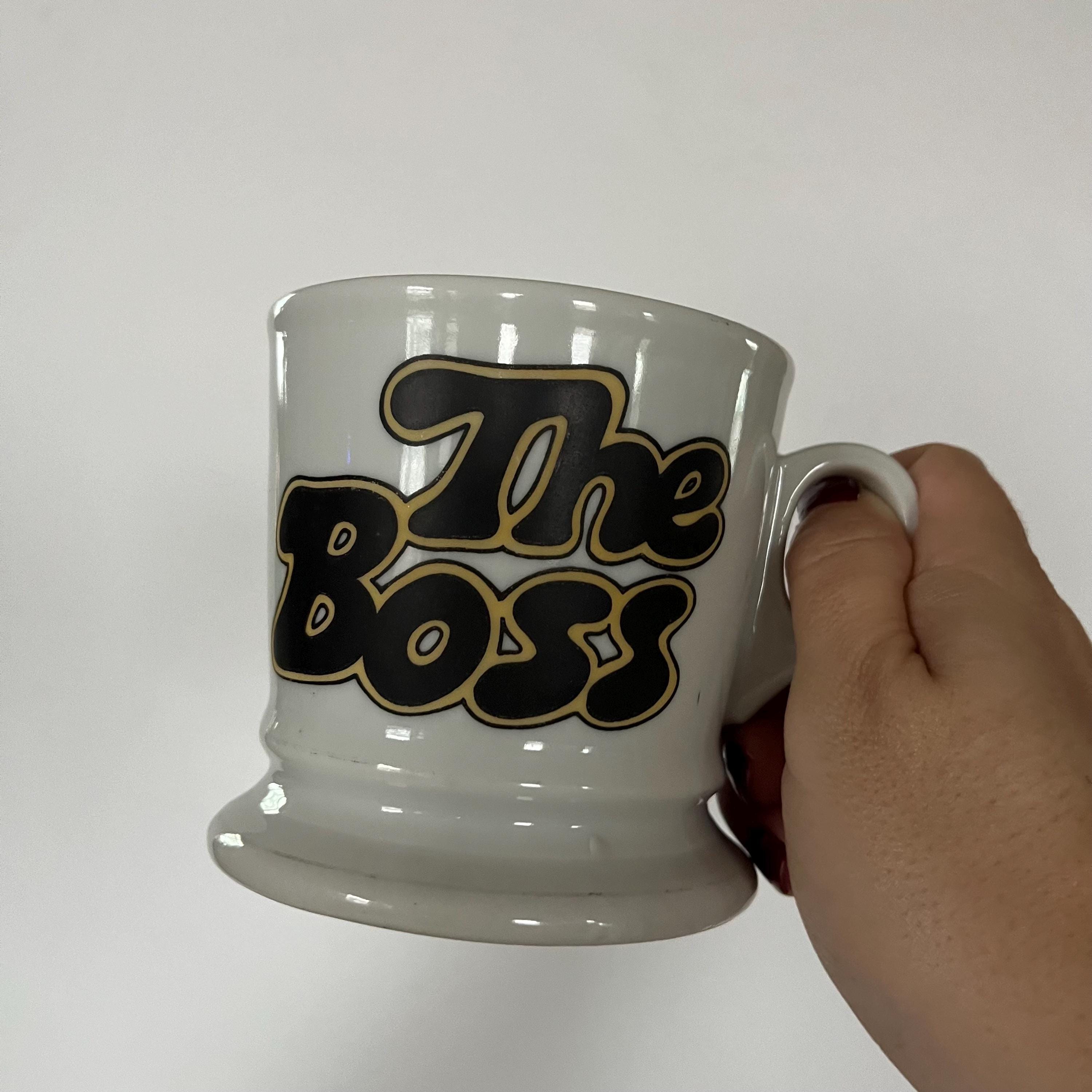 Vintage 1970s "the Boss" Coffee Mug, Retro Humor With Work Break Memo,  Classic Big Font, 3.75" Tall - Etsy