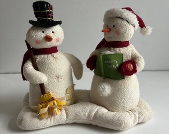 Hallmark Plush Snowman Decoration, Dancing Snowmen, Christmas Carol Music