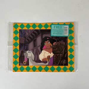 Vintage Disney 1996 Hunchback of Notre Dame Esmerelda Lithograph 8x10