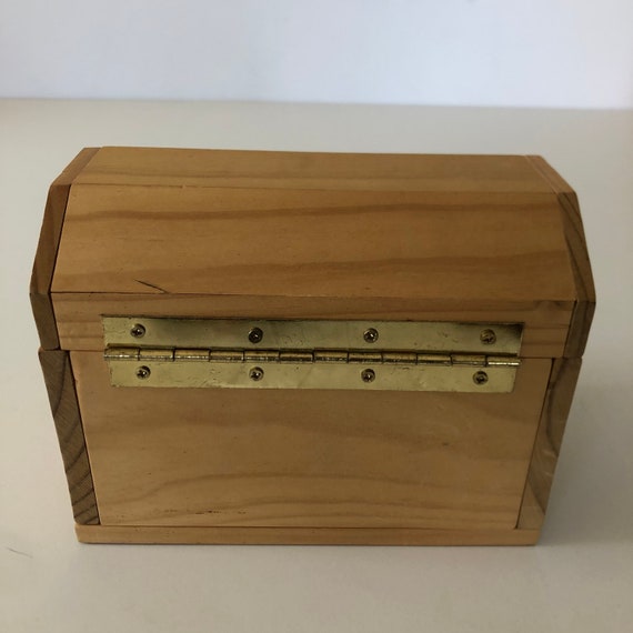 Vintage Disney Mickey Mouse Wooden Jewelry Box - 1980s Collectible