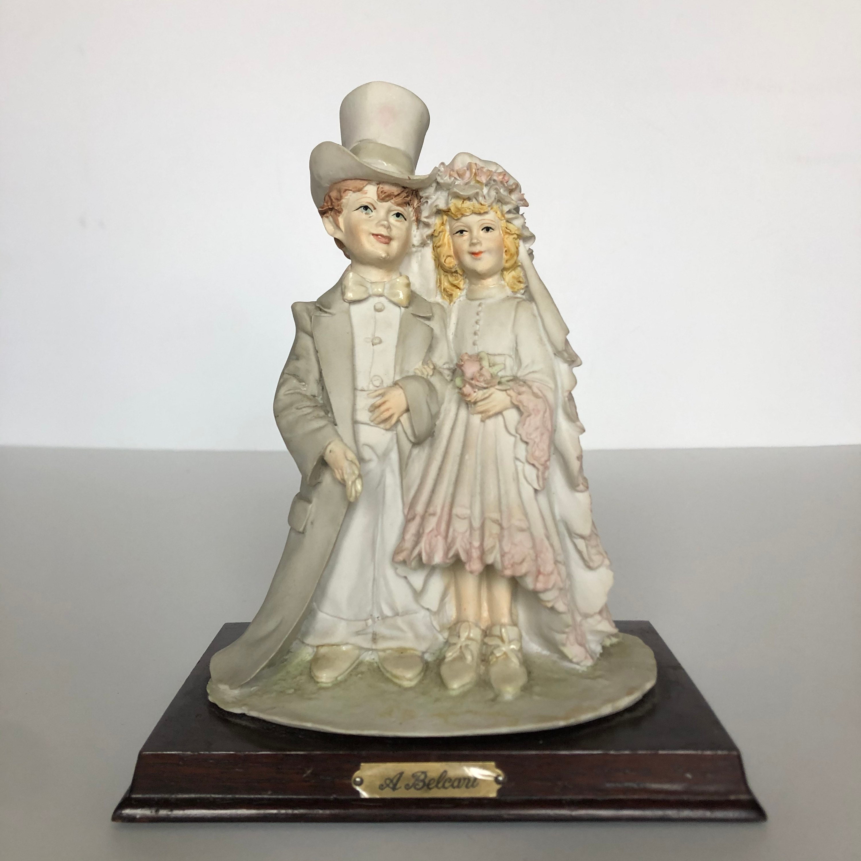 Estatua vintage de novios - Figura de Belcari - Regalo de boda de los años  80 - Decoración atemporal - Etsy México, image size:3000x3000
