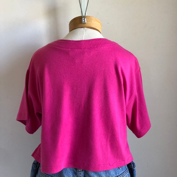 Vintage Limited Too Pink Crop Top XL - image 5